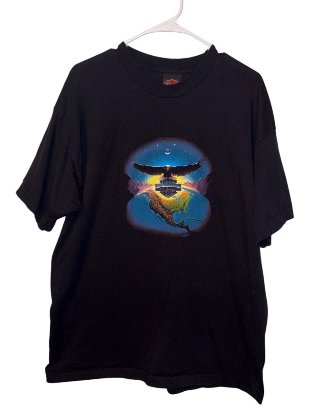 Vintage Harley-Davidson 1995 Manchester, England T-Shirt Size XL Deadstock